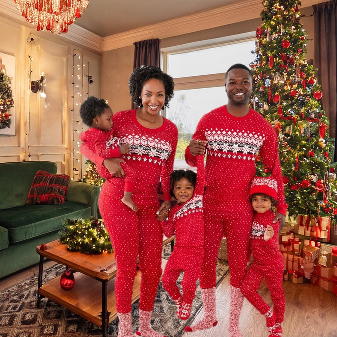 Family Christmas Pajama Cozy Family Pajamas Christmas Tree Pajamas