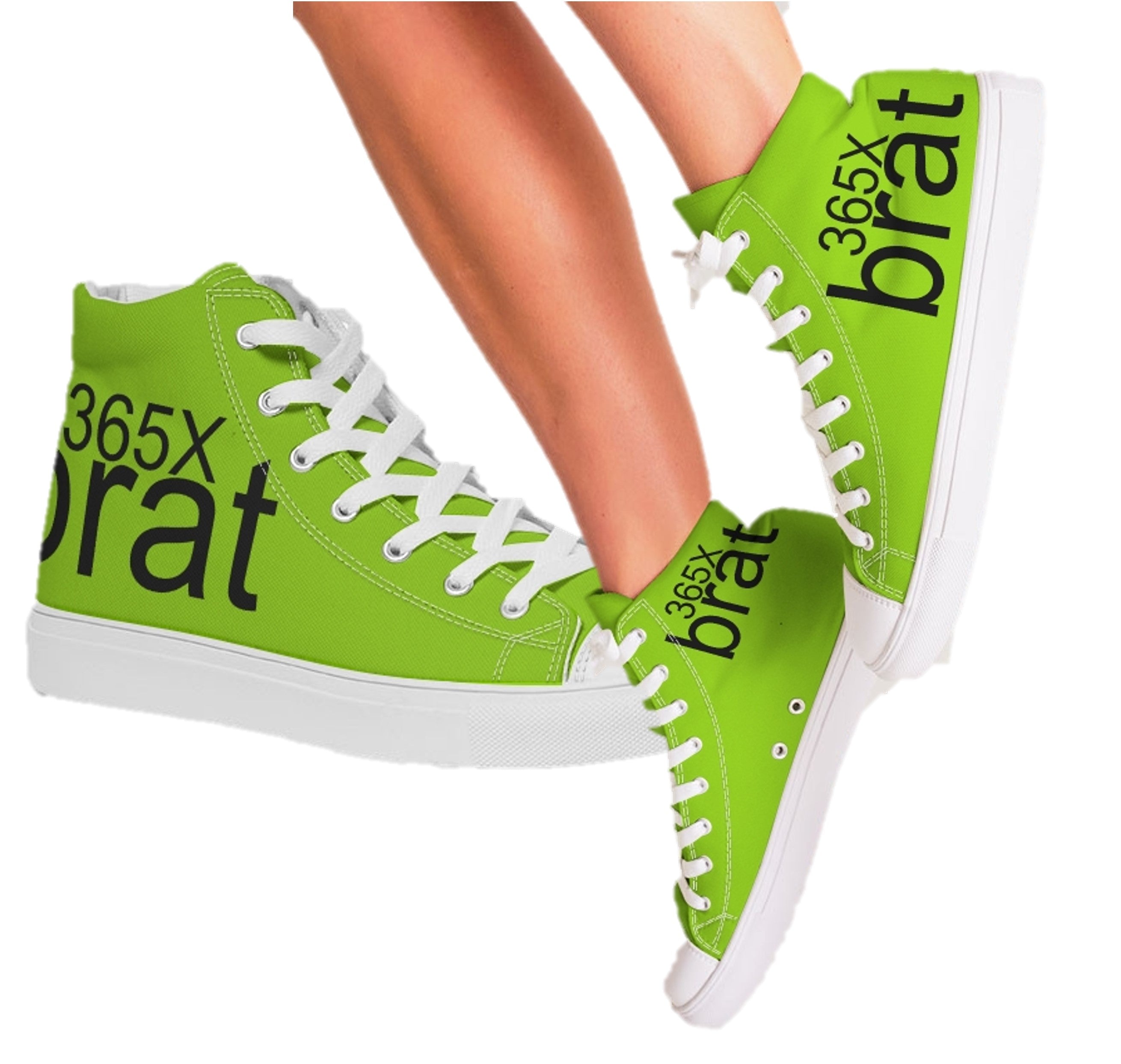 Lime green high top sneakers hotsell