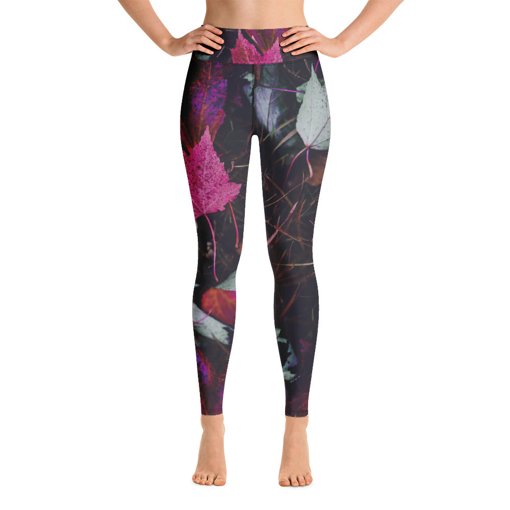 Gym Wear Leggings- Fall Colors. Streetwear Yoga Pants, Fall Activewear –  WickedYo