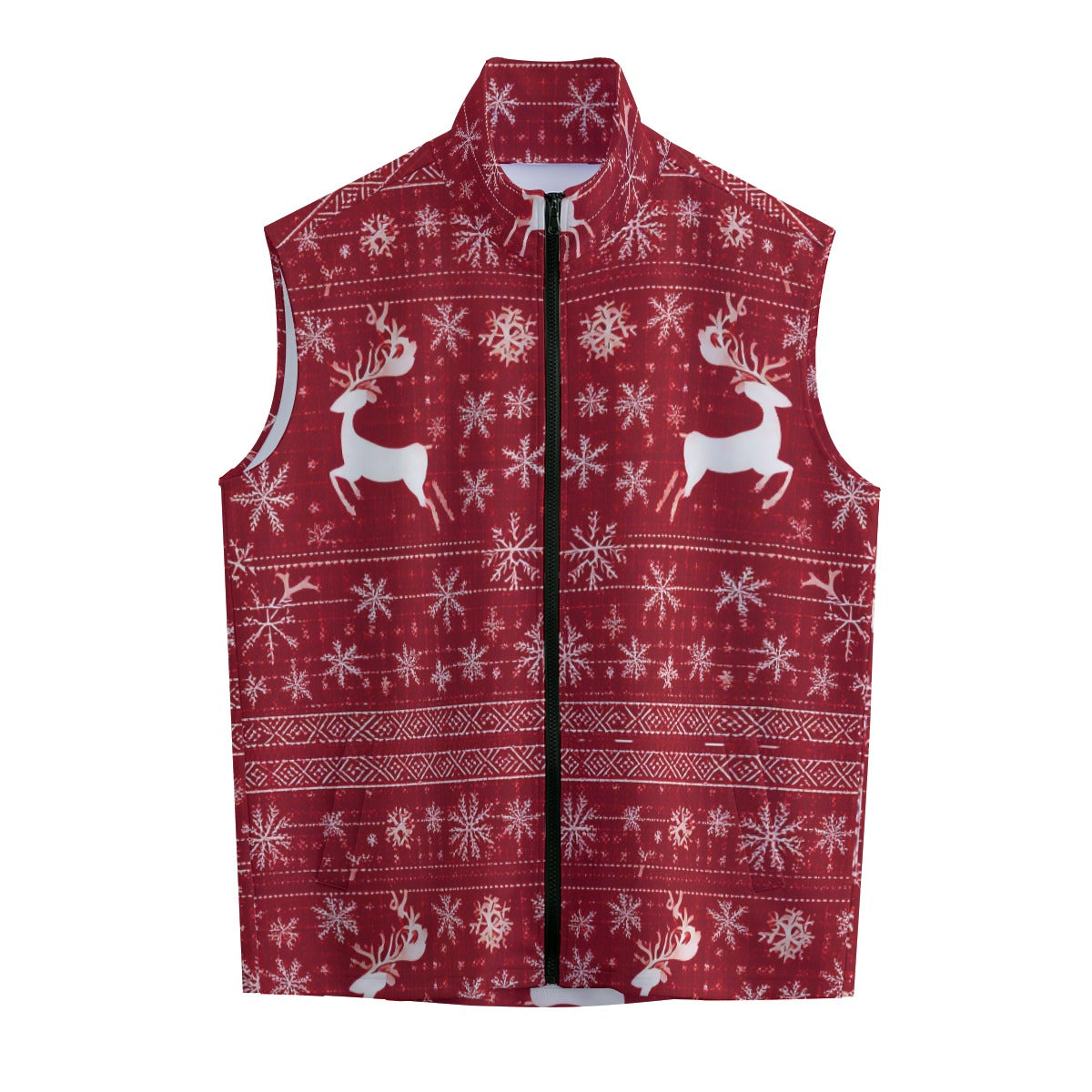 men's-christmas-vest-sweater-red-white-wickedyo 1