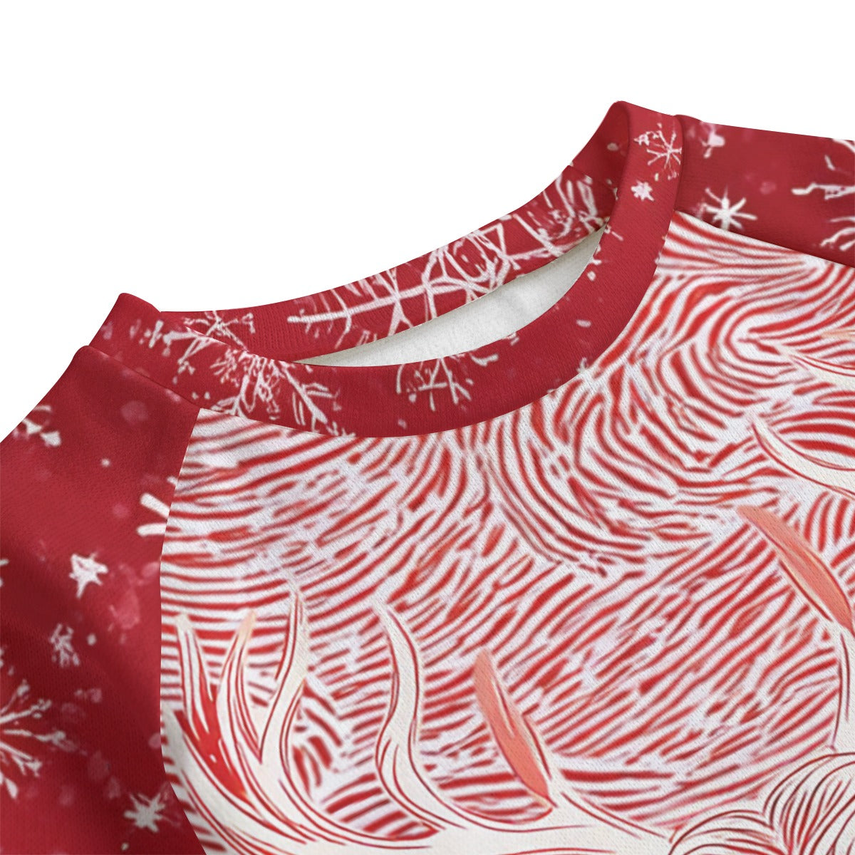 Unisex Kid's Knitted Christmas Pajamas Fleece Set. For boys or Girls Matching Christmas Sweater or Pajama. WickedYo.