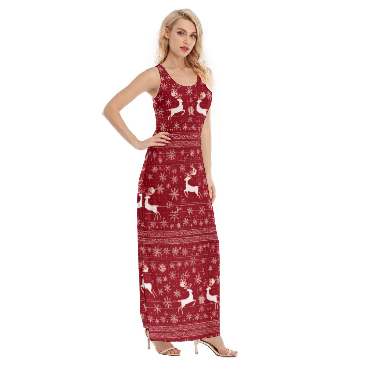 Christmas Long Dress. Christmas Lunch or Dinner Dress. From WickedYo.