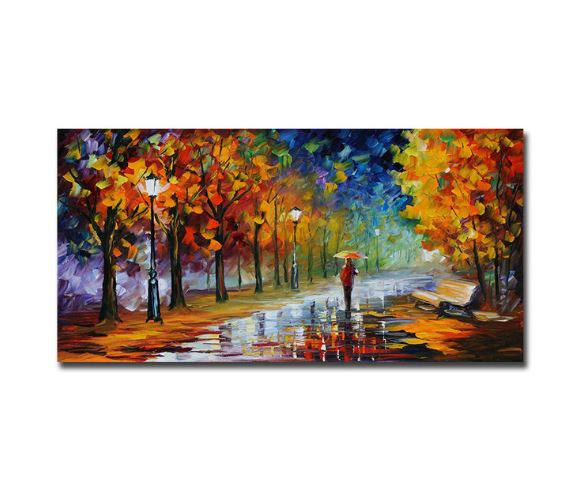 bedroom-oil-painting-home-decor-canvas-wall-art-canvas-street-rainy-evening-wickedyo1264
