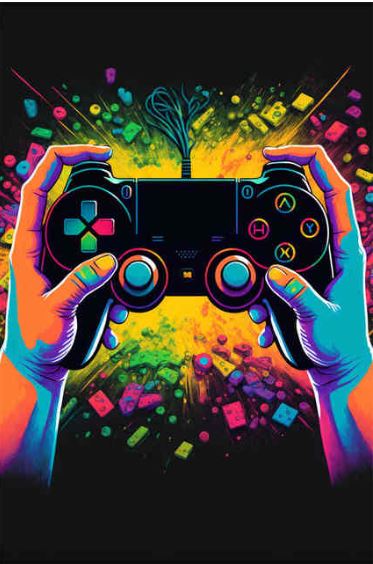 Gaming Wall Art Canvas. Room Decor- Modern Photo Art. Lounge or Bar Wall Art Canvas. WickedYo.