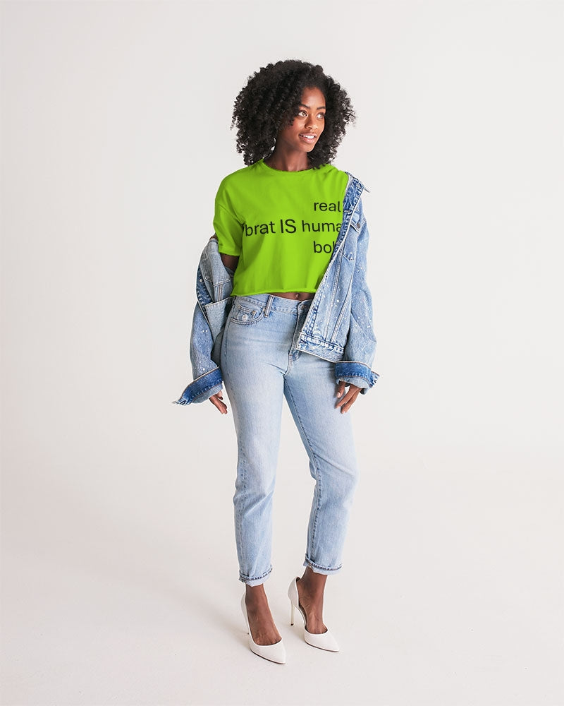 cropped-tee-girls-lounge-top-gymwear-streetwear-lime-green-brat-IS-top-wickedyo 6