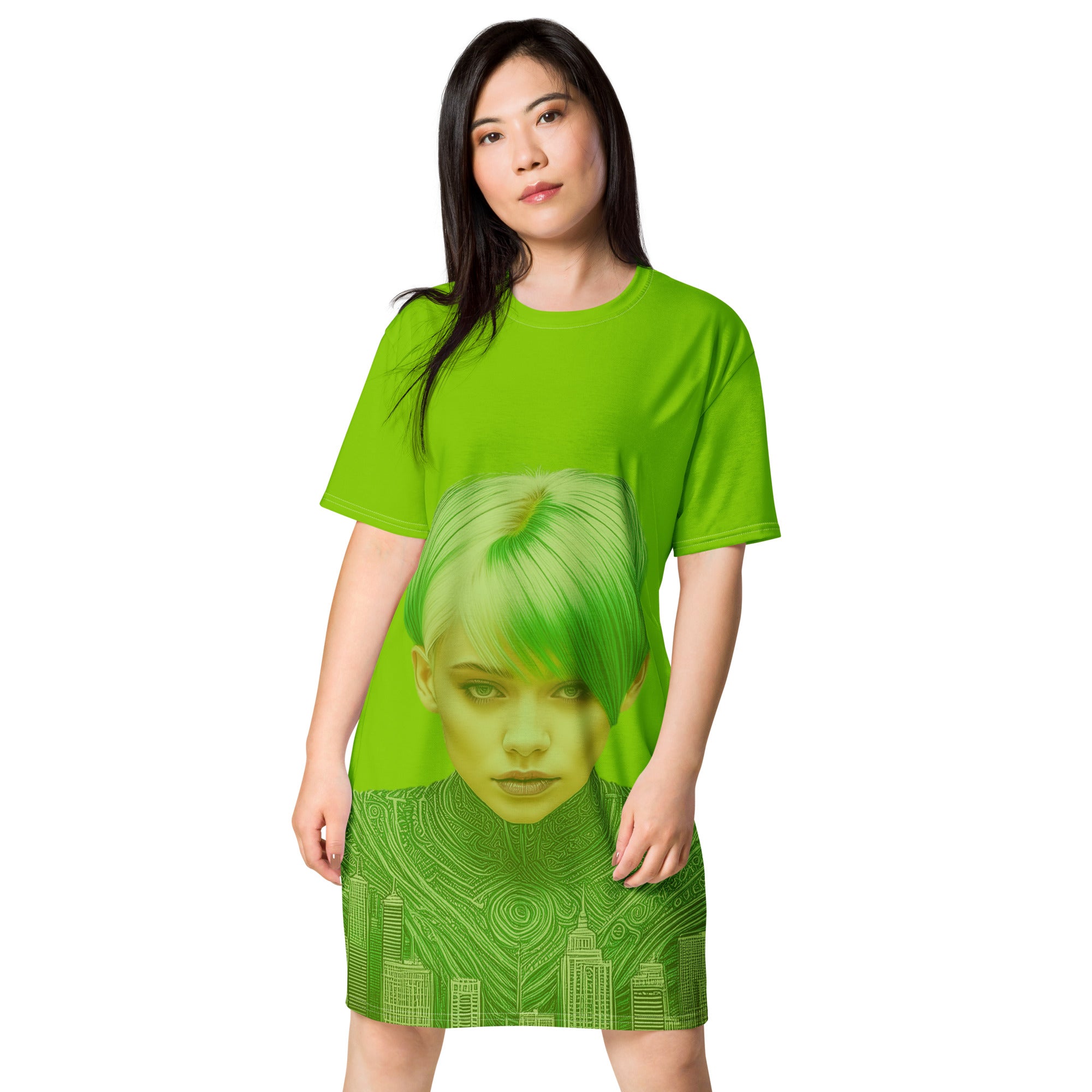 Lime Green T-Shirt Dress. Brat Green Party or Lounge T-Shirt Dress. Streetwear Dress. WickedYo. XS / Lime Green Lime Green T-Shirt Dress. Brat Green Party or Lounge T-Shirt Dress. Streetwear Dress. WickedYo. XS / Lime Green