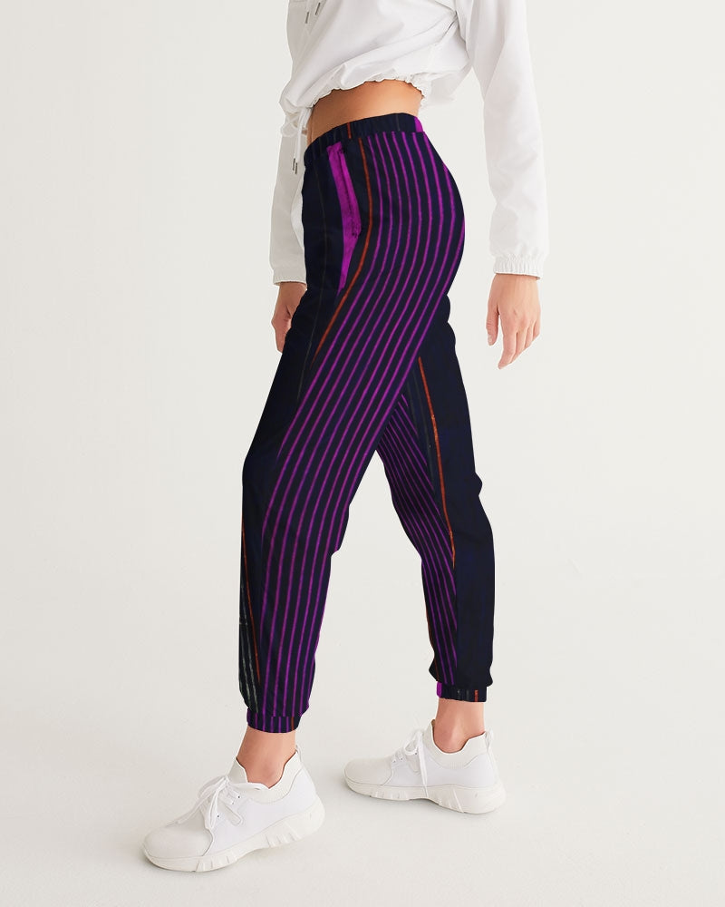 track-pants-women-black-purple-running-pants-gym-pants-peppermint-wickedyo 2