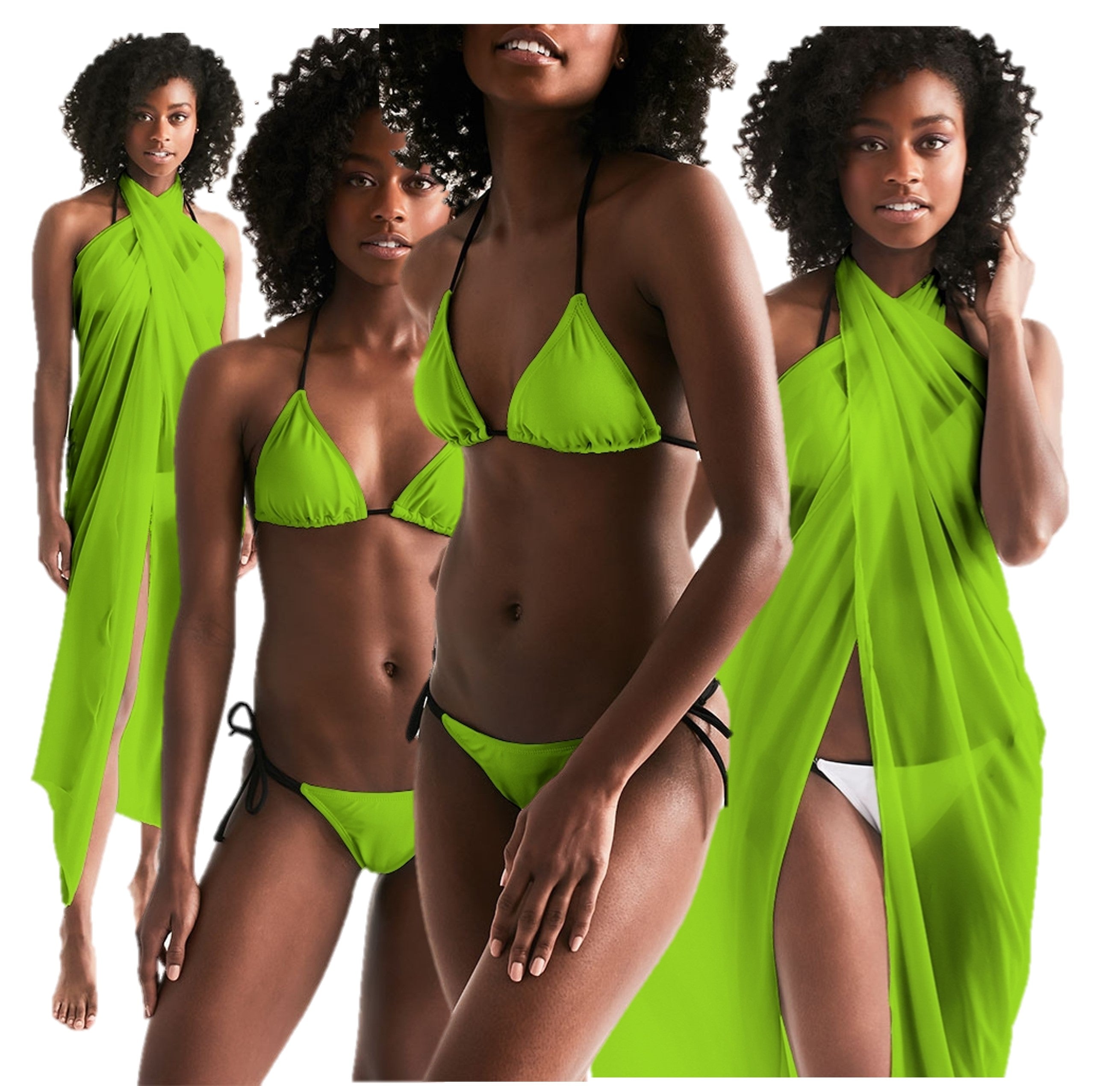 Neon green bikini online