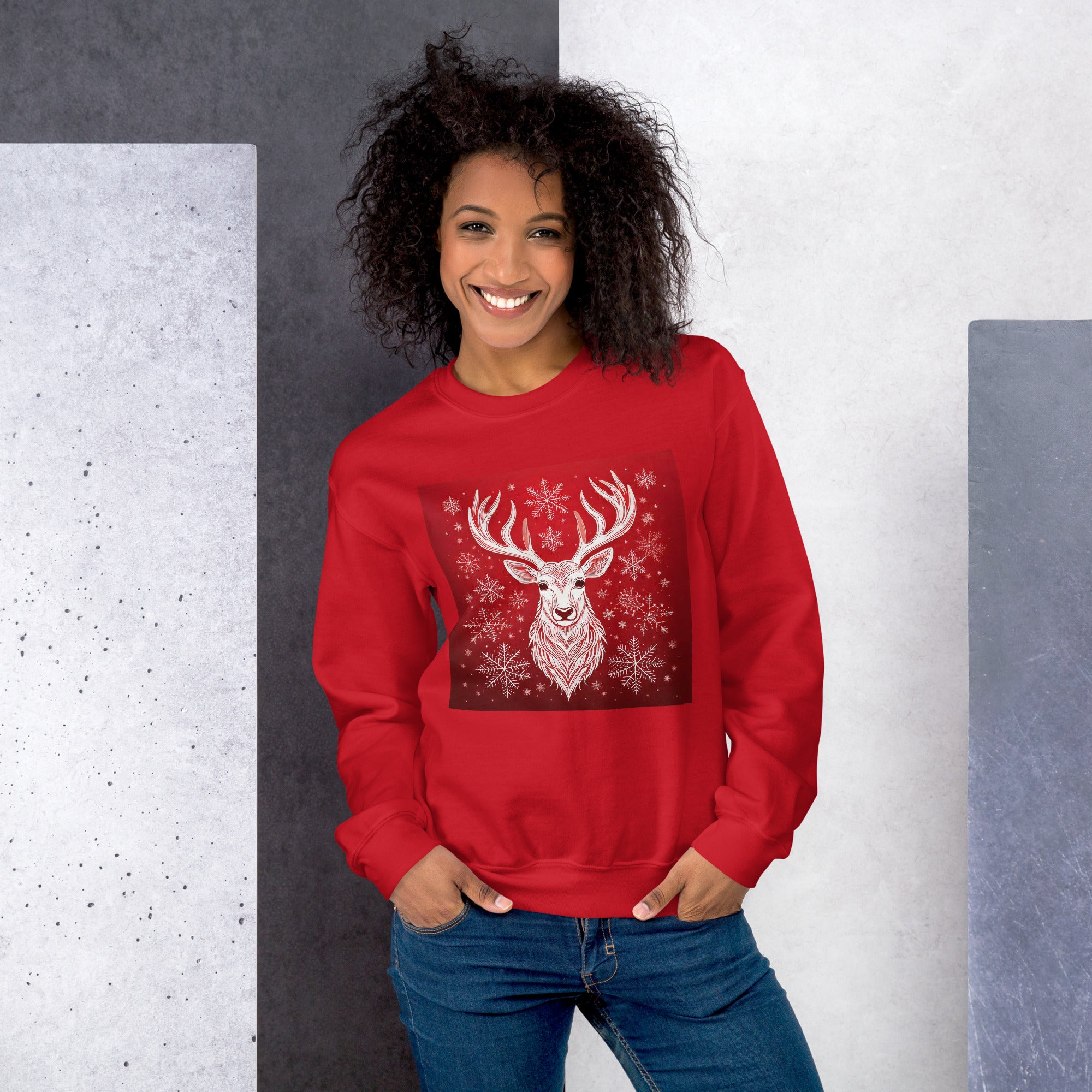 unisex-christmas-sweatshirt-couples-christmas-sweater-red-white-wickedyo 5