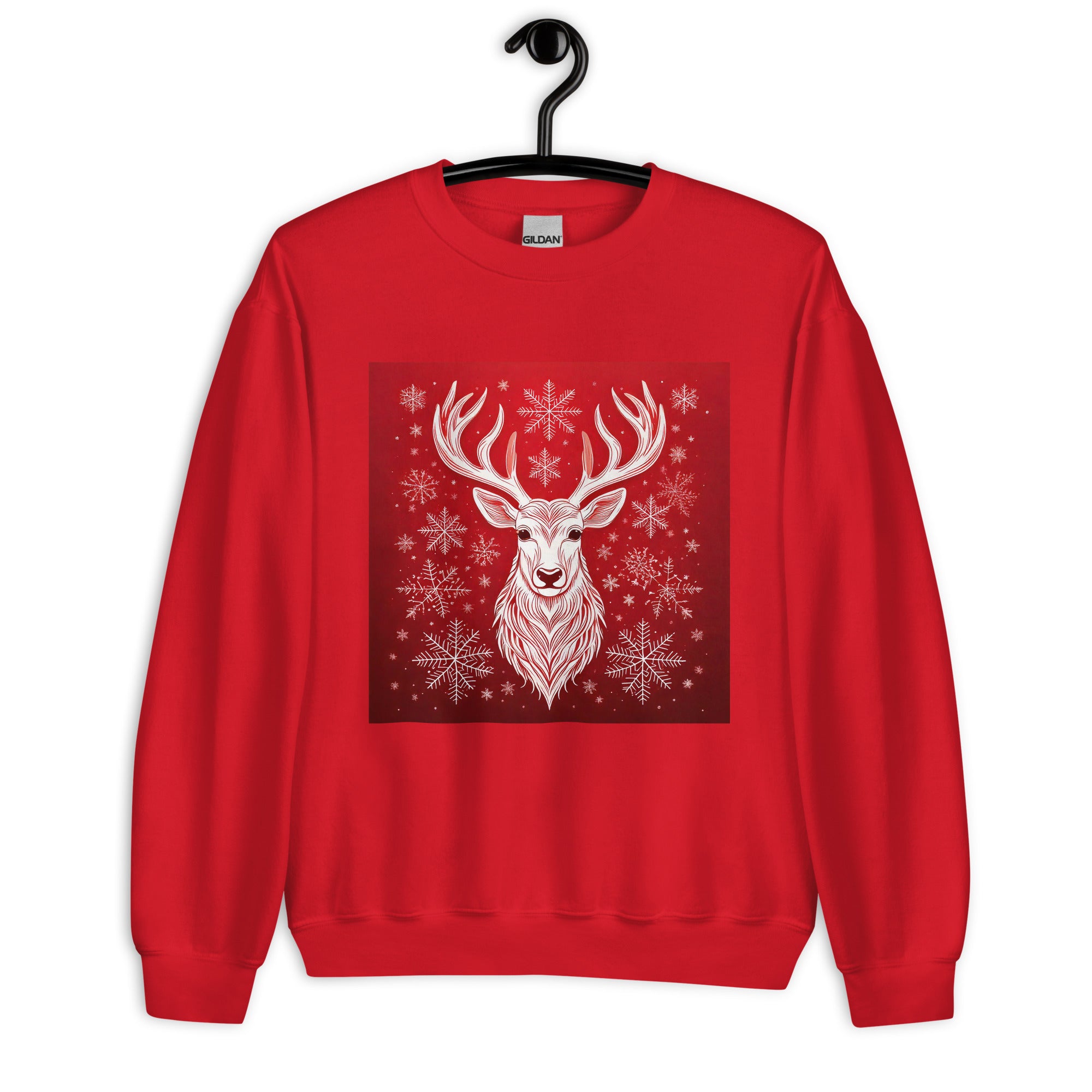 Unisex Christmas Party Sweatshirt. Christmas Sweater Alternative. Red or White Pullover. WickedYo.