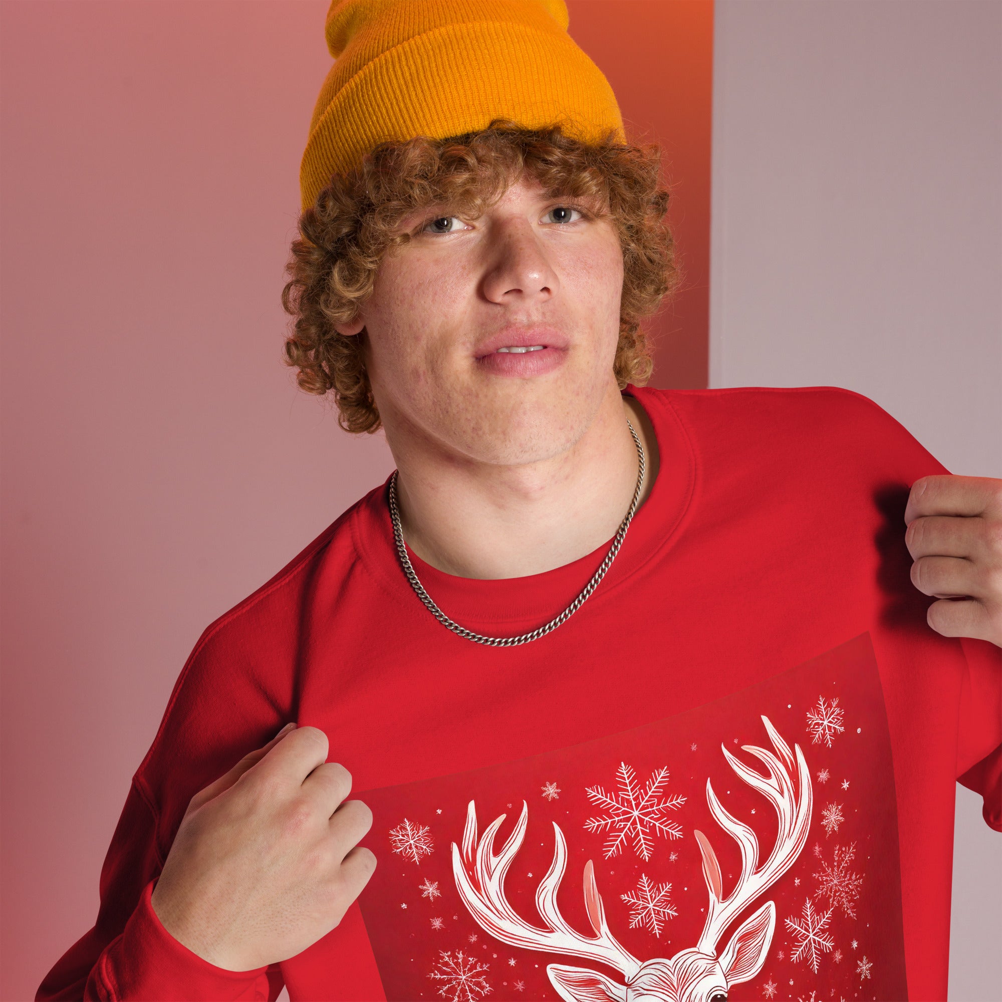 Unisex Christmas Party Sweatshirt. Christmas Sweater Alternative. Red or White Pullover. WickedYo.