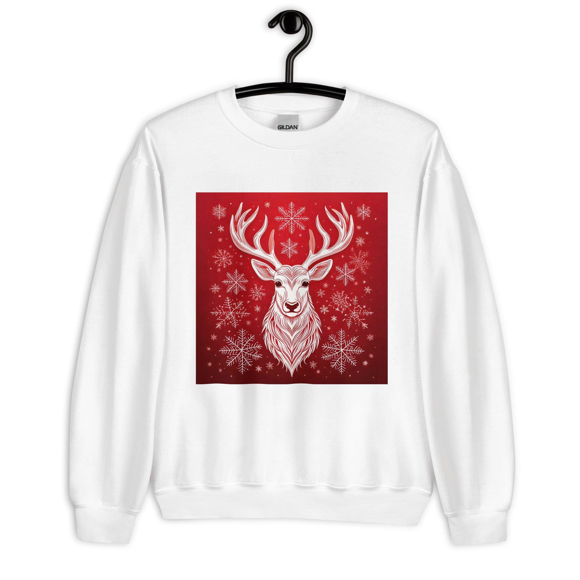 Unisex Christmas Party Sweatshirt. Christmas Sweater Alternative. Red or White Pullover. WickedYo.
