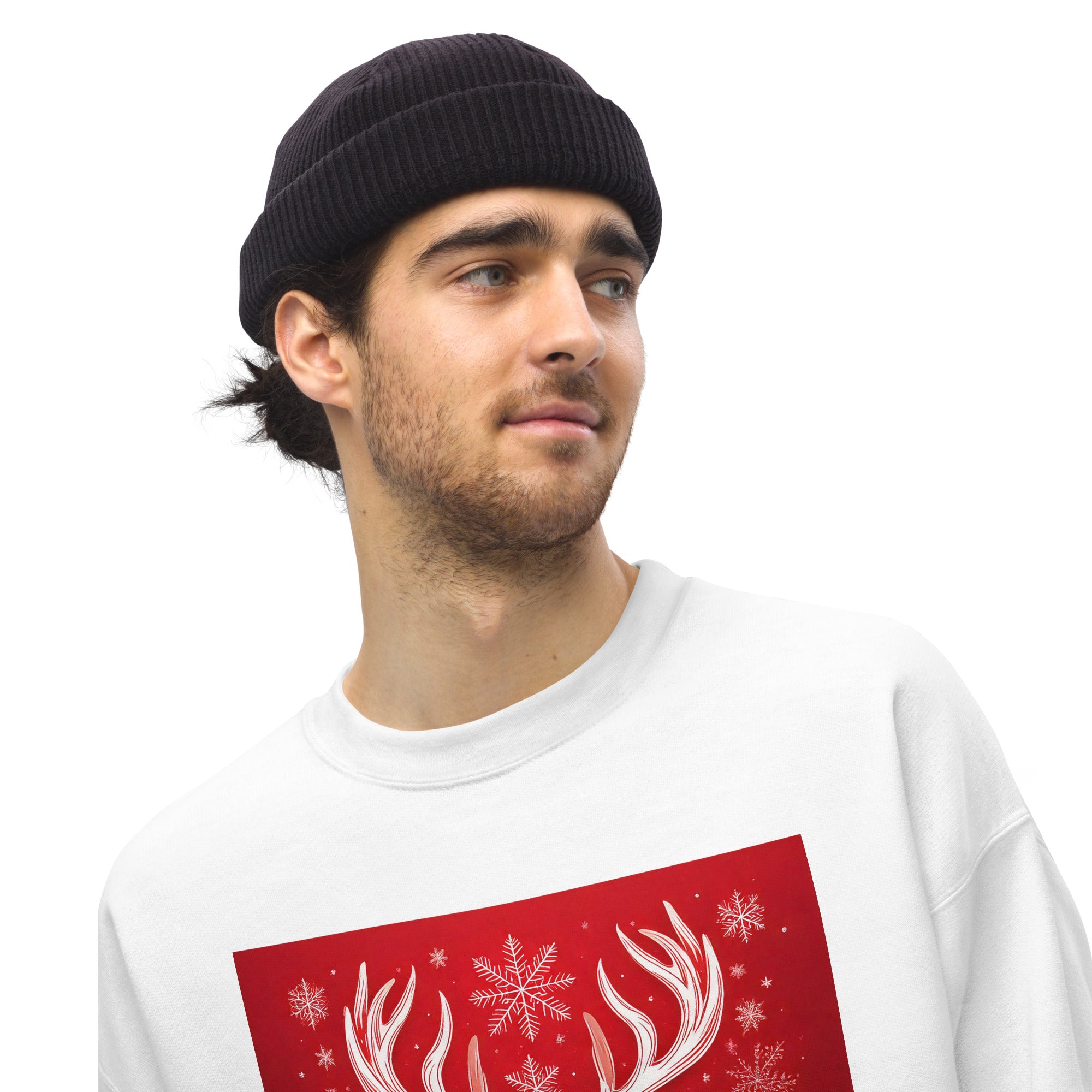 Unisex Christmas Party Sweatshirt. Christmas Sweater Alternative. Red or White Pullover. WickedYo.