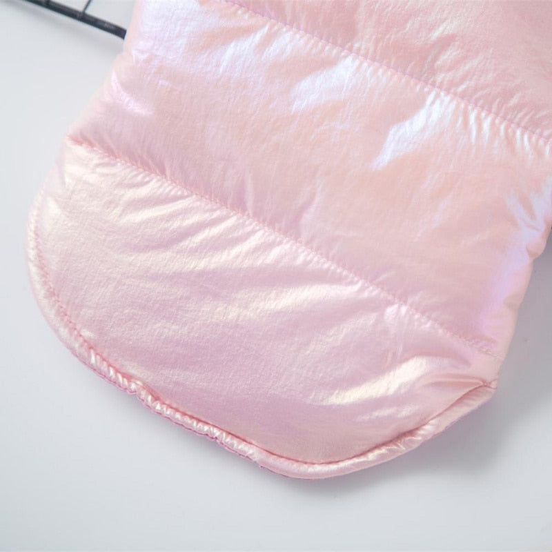 Betsy- Dog Cold Weather Coats. Cozy Waterproof Winter Dog Jacket, Thick Padded Warm Reflective Vest  for Puppy, Small & Medium Dogs. WickedYo