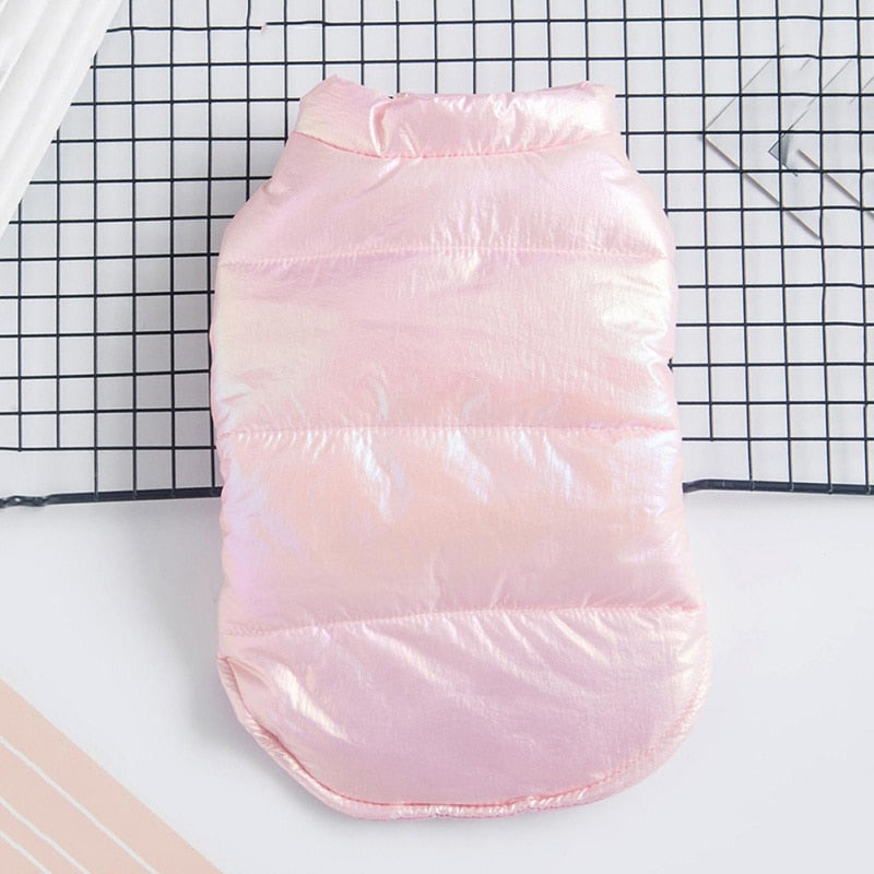 Betsy- Dog Cold Weather Coats. Cozy Waterproof Winter Dog Jacket, Thick Padded Warm Reflective Vest  for Puppy, Small & Medium Dogs. WickedYo