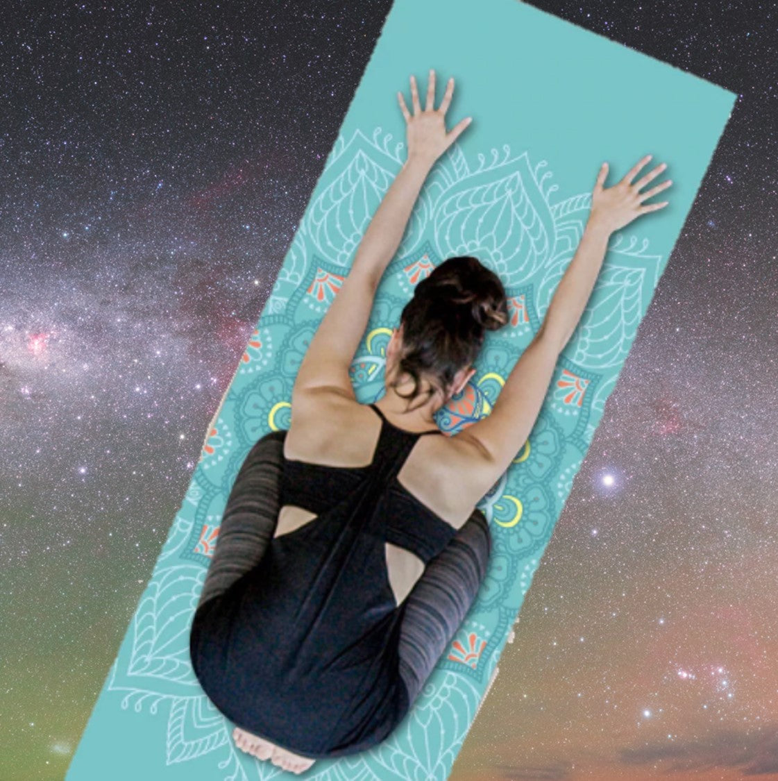 Pisces: Yoga Mat for Zodiac Lovers. Personalized Sun Sign Pilates mat. Extra thick, Non Slip. WickedYo.