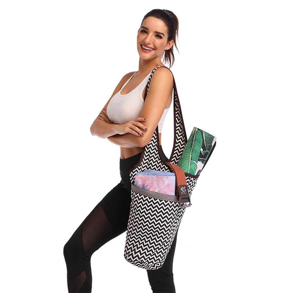 Gift for Yoga Lovers: Yoga Mat Bag. Women's all-in-one shoulder bag. WickedYo.