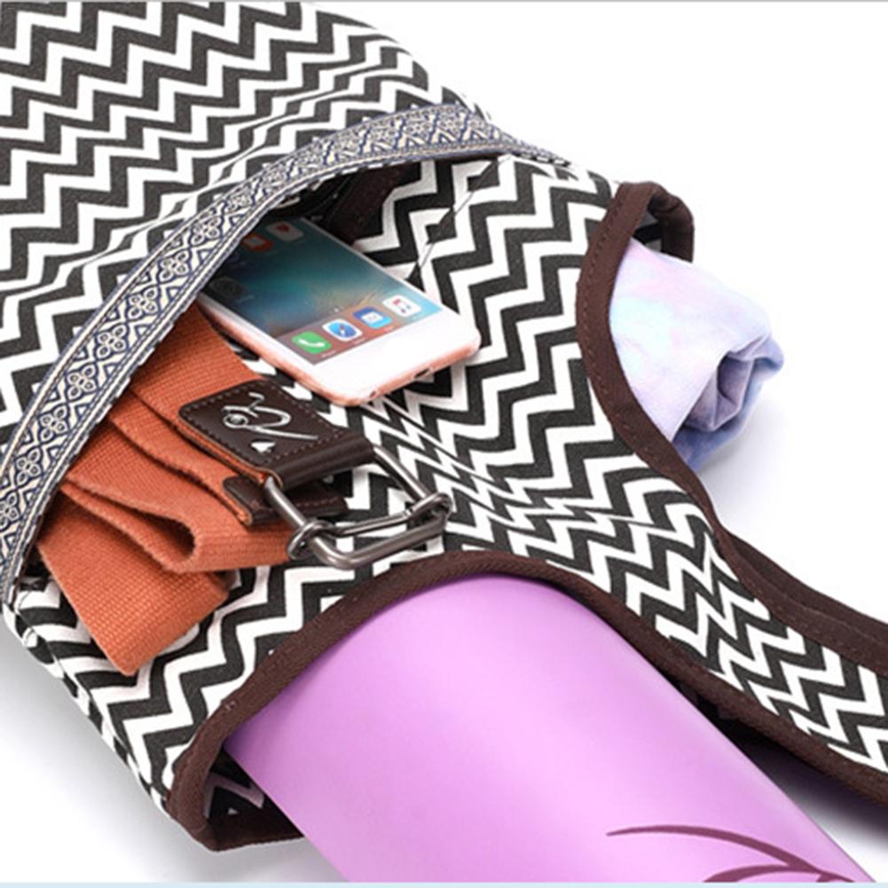 Gift for Yoga Lovers: Yoga Mat Bag. Women's all-in-one shoulder bag. WickedYo.