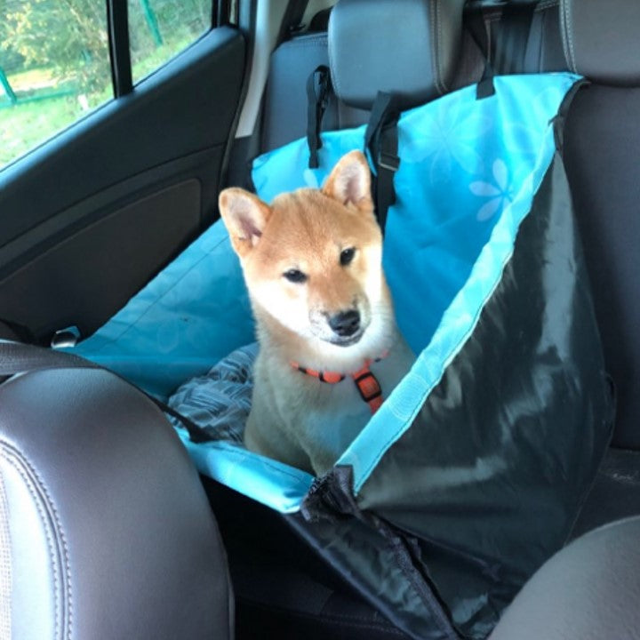 Pawlentine Petite Dog Car Seat. Car Booster Seat for Small Dogs. Waterproof Hammock Seat. WickedYo