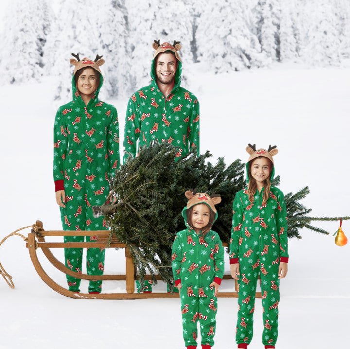 christmas-pajamas-reindeer-classic-green-family-wickedyosq_
