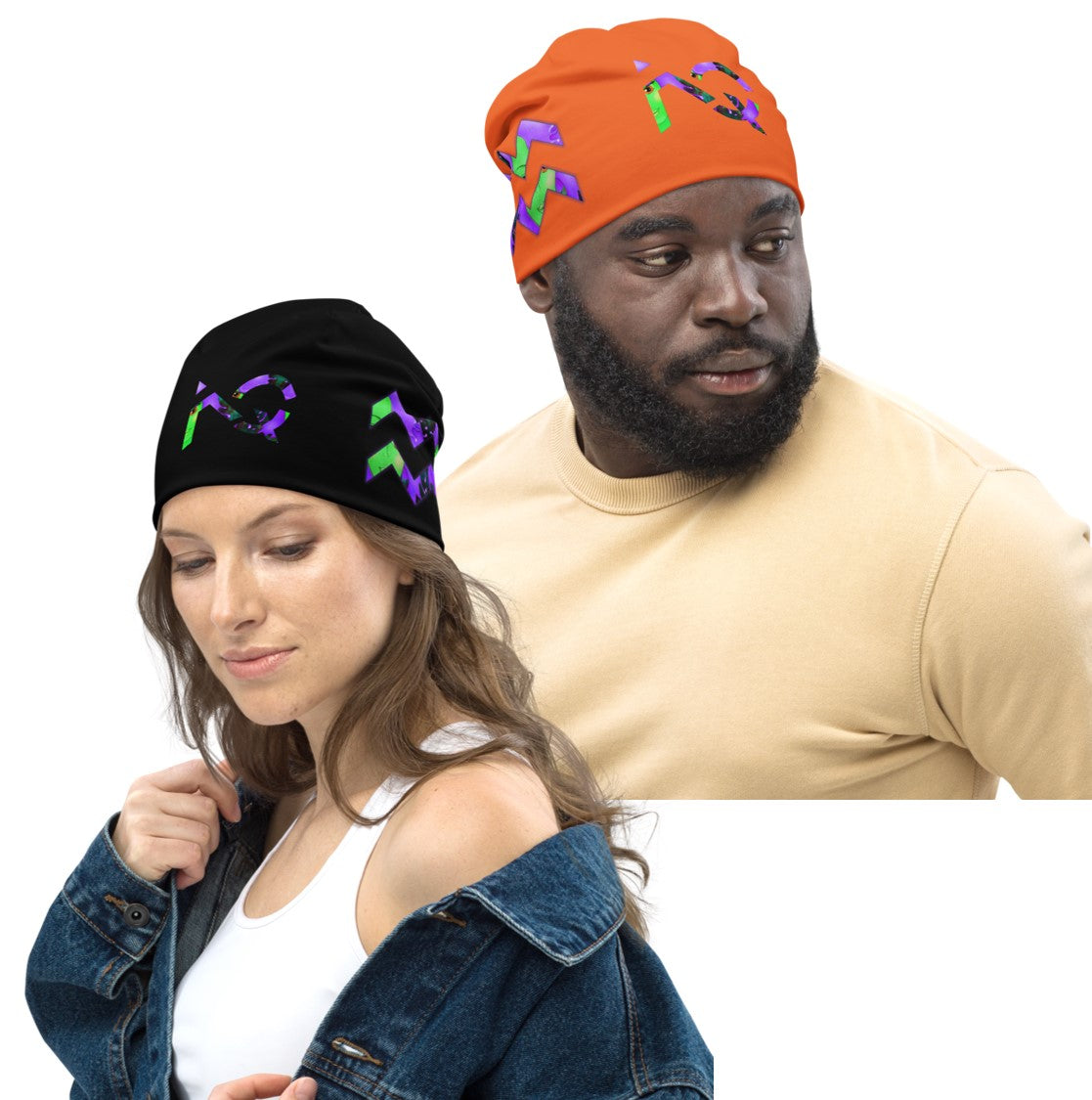 cool-aquarius-beanie-purple-orange-wickedyo2d