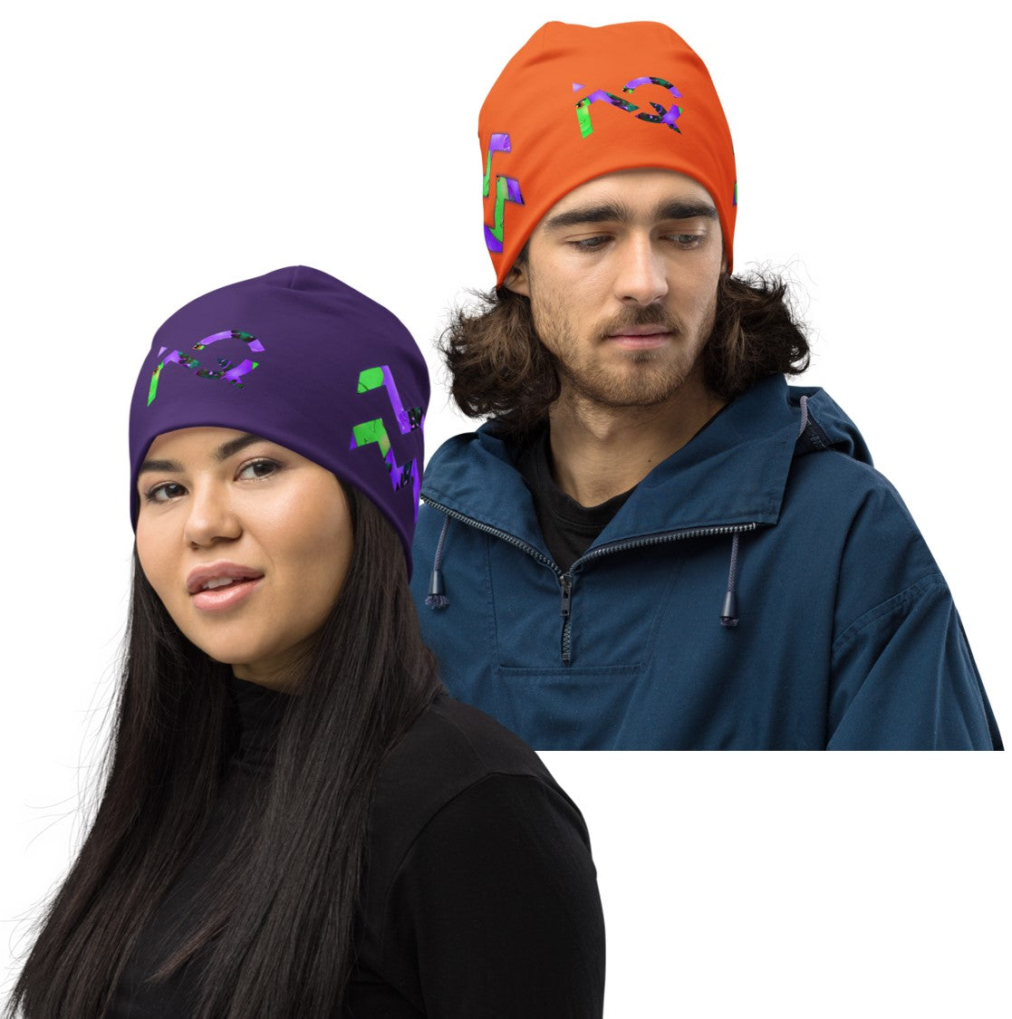 cool-aquarius-beanie-purple-orange-wickedyo2c