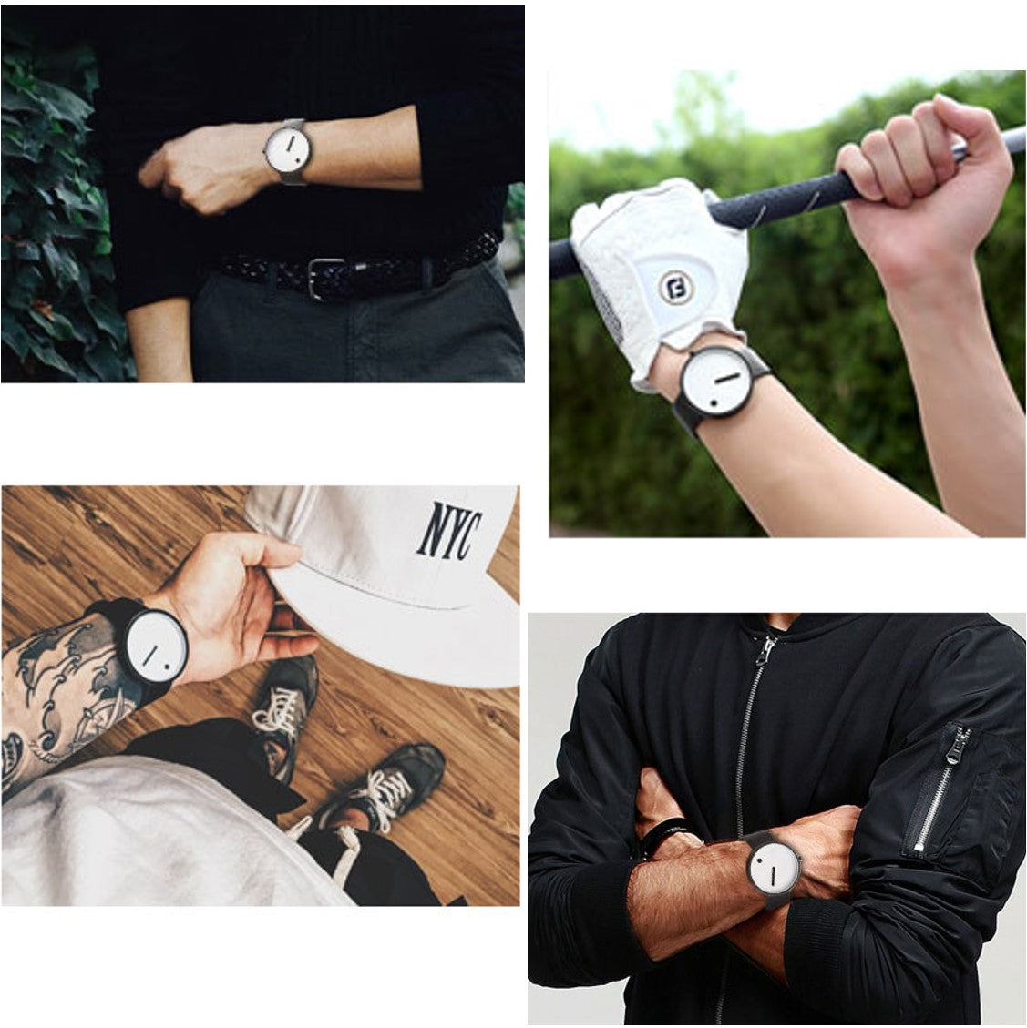 Men's Designer Casual Watch. Party, trendy, modern watch for guys. WickedYo.