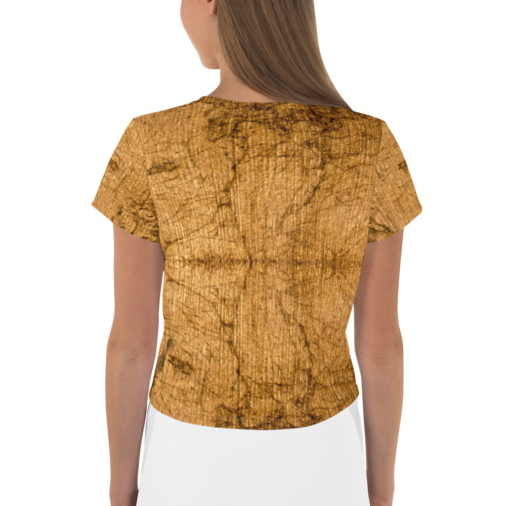 #girlpower Cropped Tees. Girls' Hashtag Art Crop Top. WickedYo.