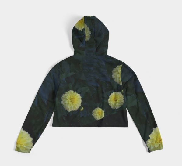 cropped-hoodie-activewear-streetwear-girls-women-deep-green-lemon-yellow-dahlias-wickedyo8