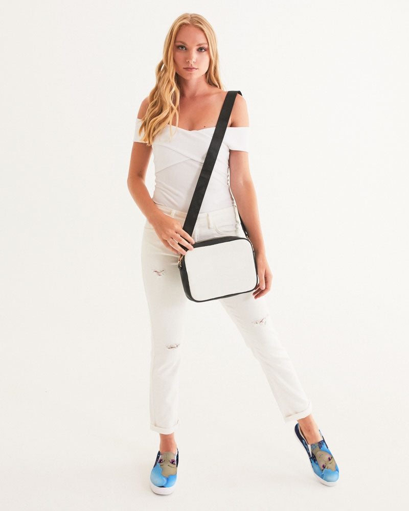 Fashion Sneakers for Aquarius Women- "Cosmic Aqua" Keds. Slip-ons. WickedYo