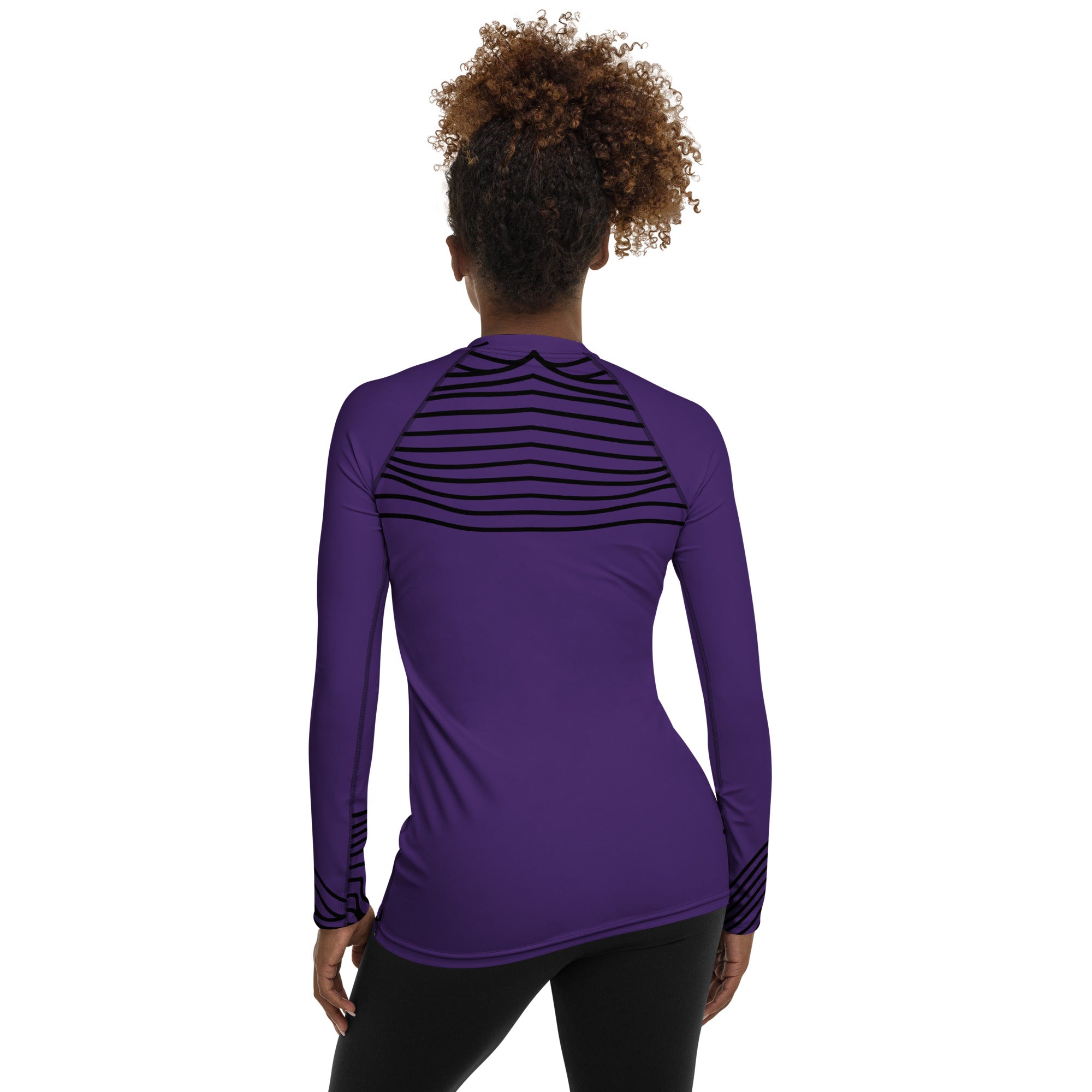 Long Sleeved Gym Top for Girls. Activewear or Workout Top. Streetwear. RippleFX by WickedYo.