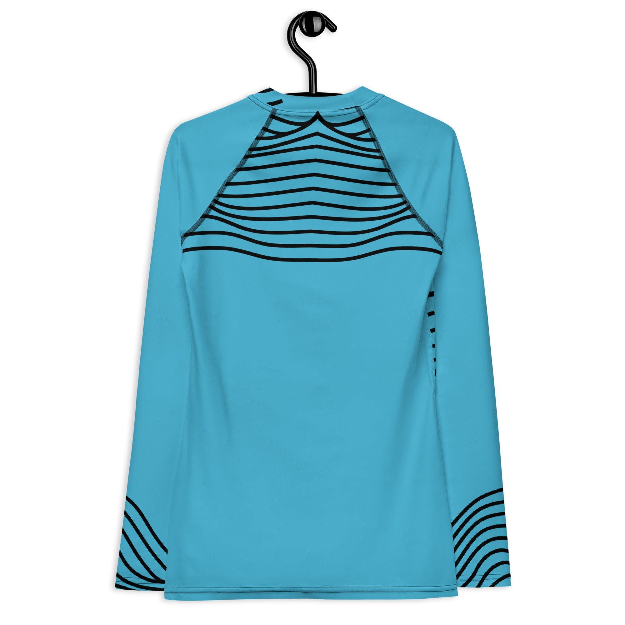 Long Sleeved Gym Top for Girls. Activewear or Workout Top. Streetwear. RippleFX by WickedYo.