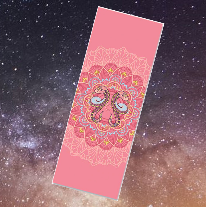 Gemini: Yoga Mat for Zodiac Lovers. Personalized Sun Sign Pilates mat. Extra thick, Non Slip. WickedYo.