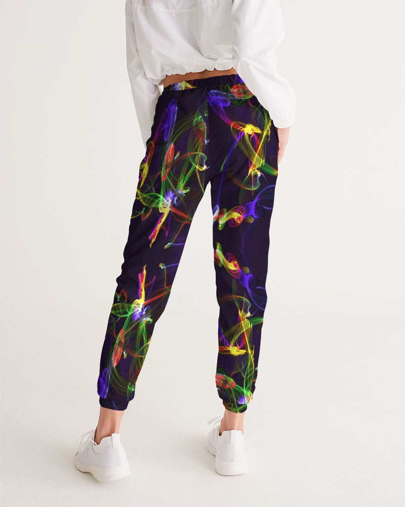 Girl's Track Pants. Jogger Pants or Yoga Pants. Streetwear. Activewear. Strobes by WickedYo.
