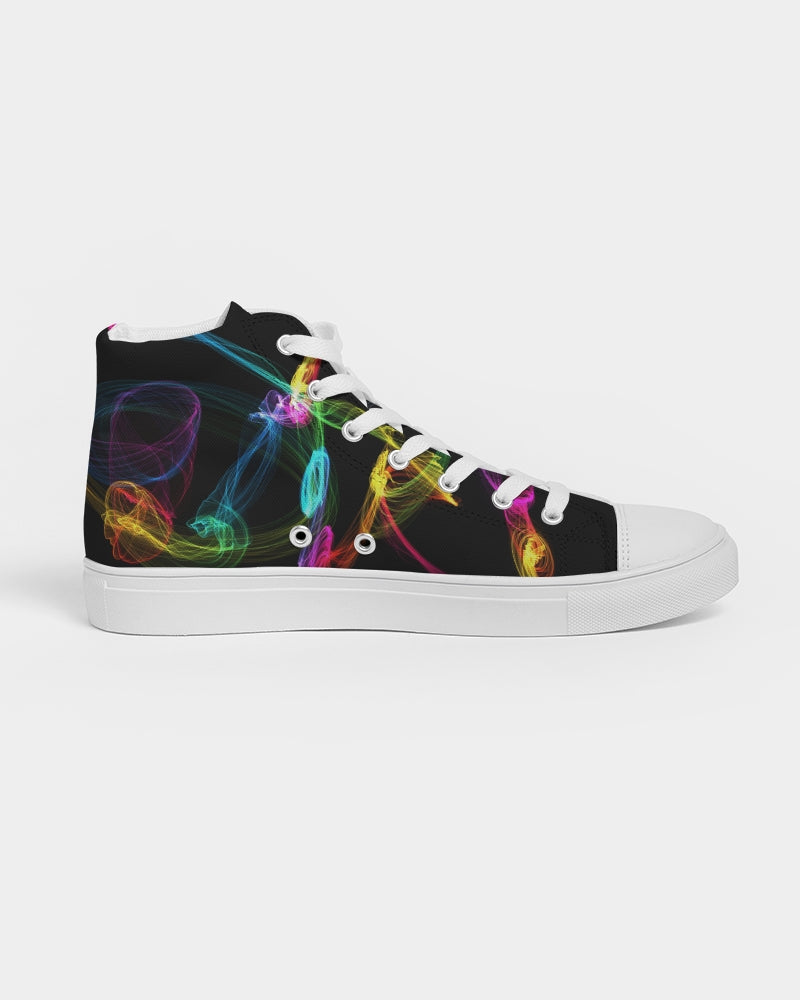 high-tops-sneakers-black-rainbow-colors-strobes-jooots-wickedyo6