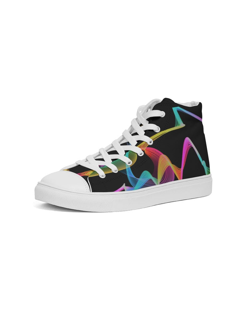 high-tops-sneakers-black-rainbow-colors-strobes-jooots-wickedyo8