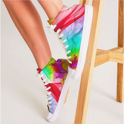 High Top Dance Sneakers. Women' s Fashion Sneakers. Streetstyle Keds. Colorfall by WickedYo
