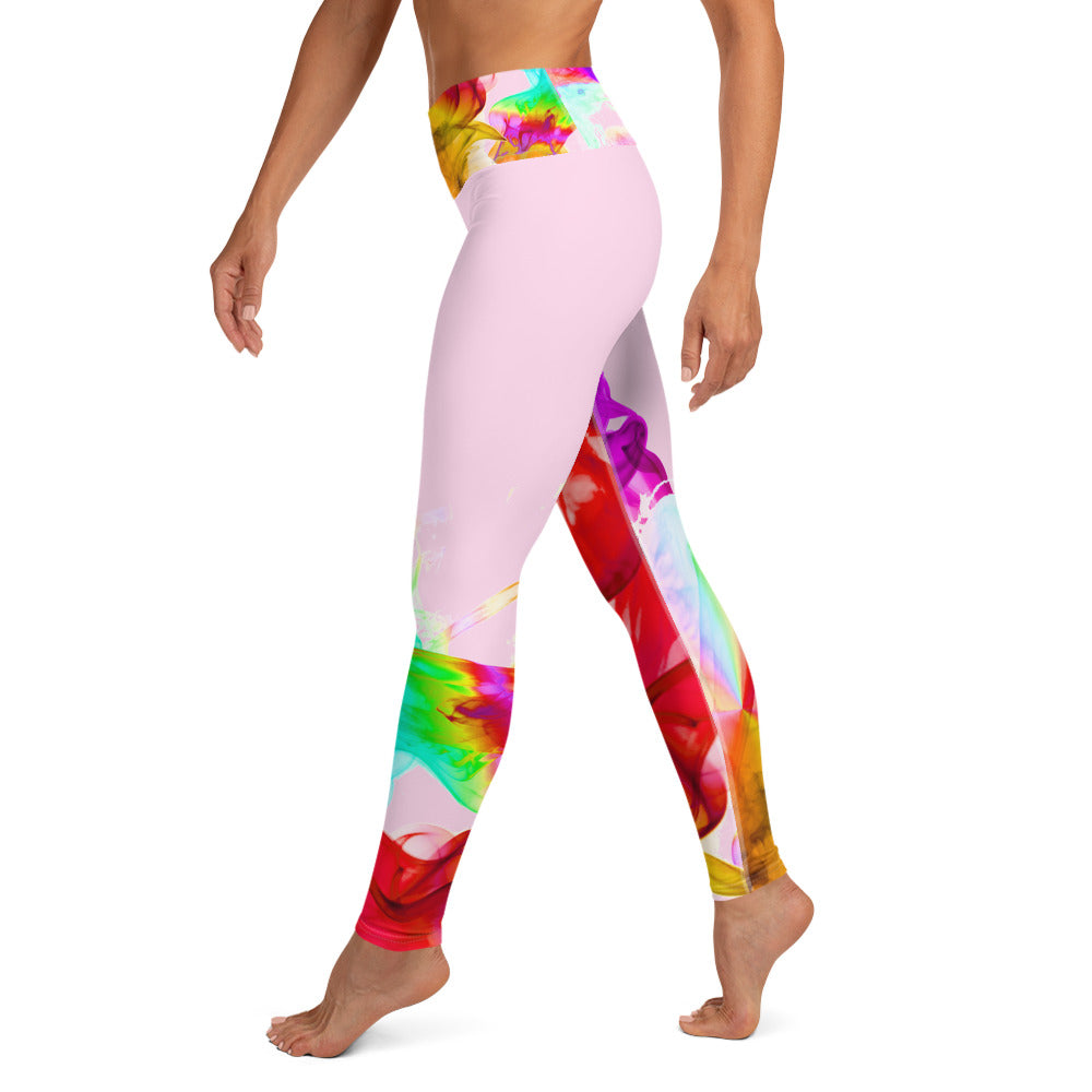 Workout Leggings. Yoga Pants. Dance or Gym Leggings. Streetwear. Colorfall by WickedYo.