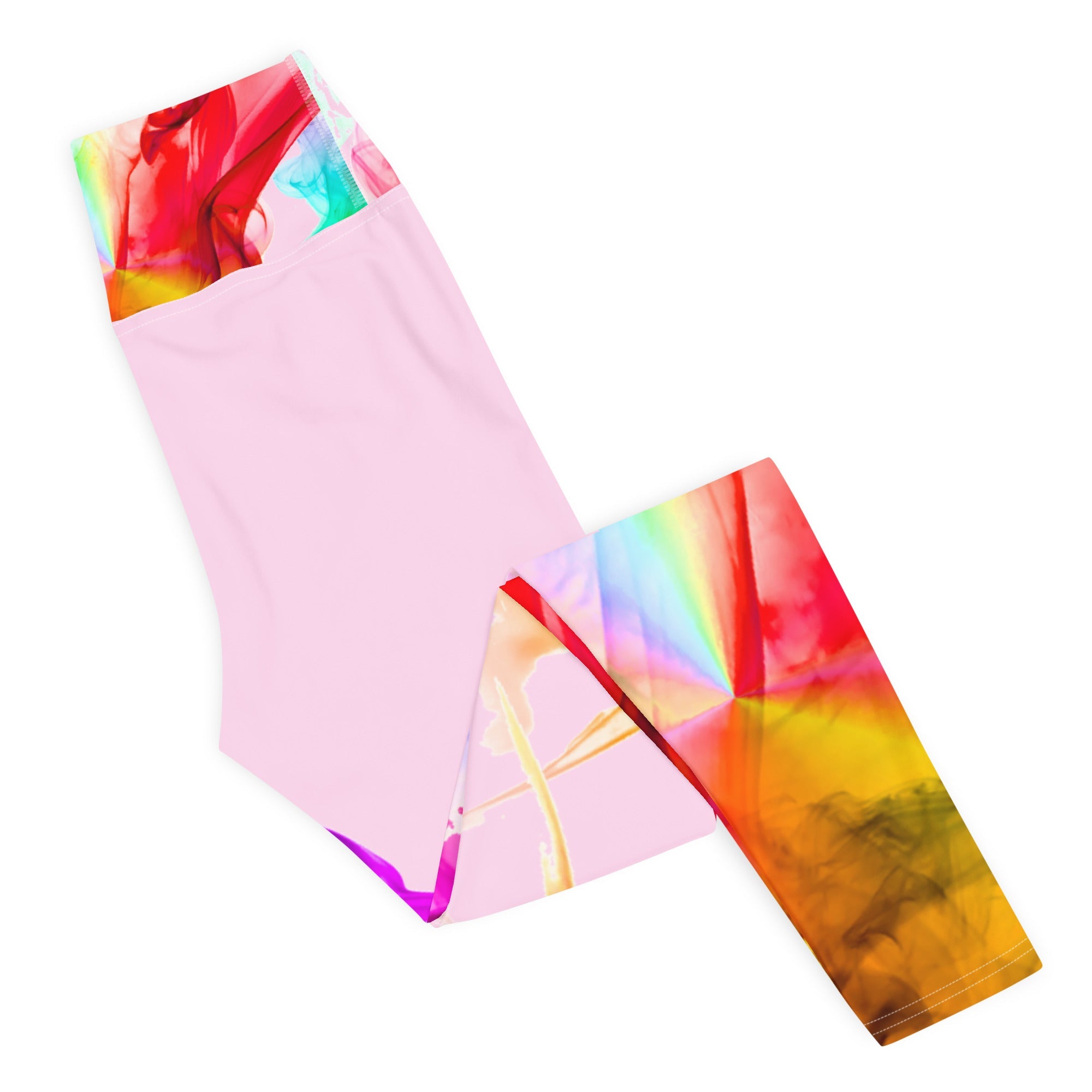 Yoga leggings Workout pants and Streetwear Gym leggings. Colorfall by WickedYo.