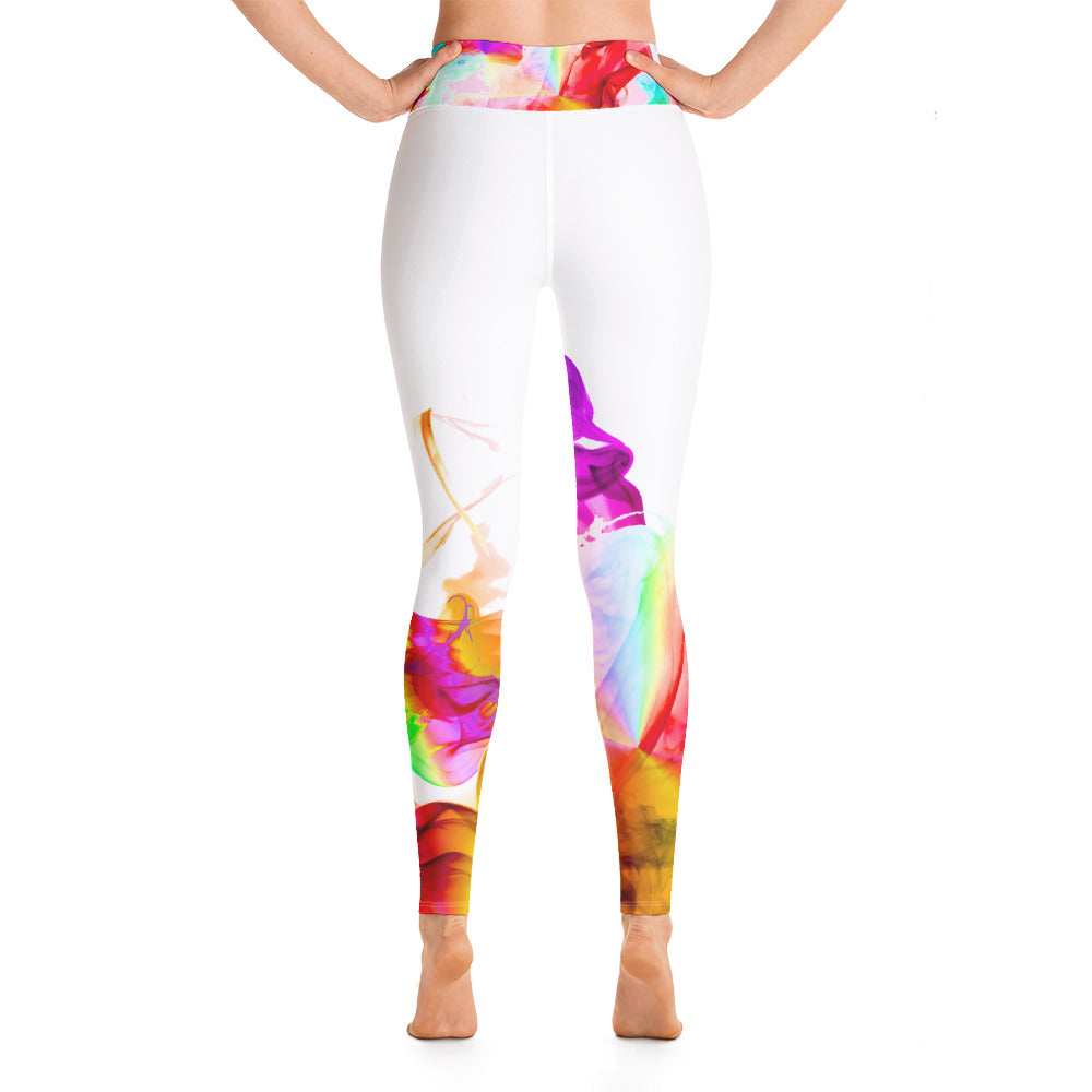 Yoga leggings Workout pants and Streetwear Gym leggings. Colorfall by WickedYo.