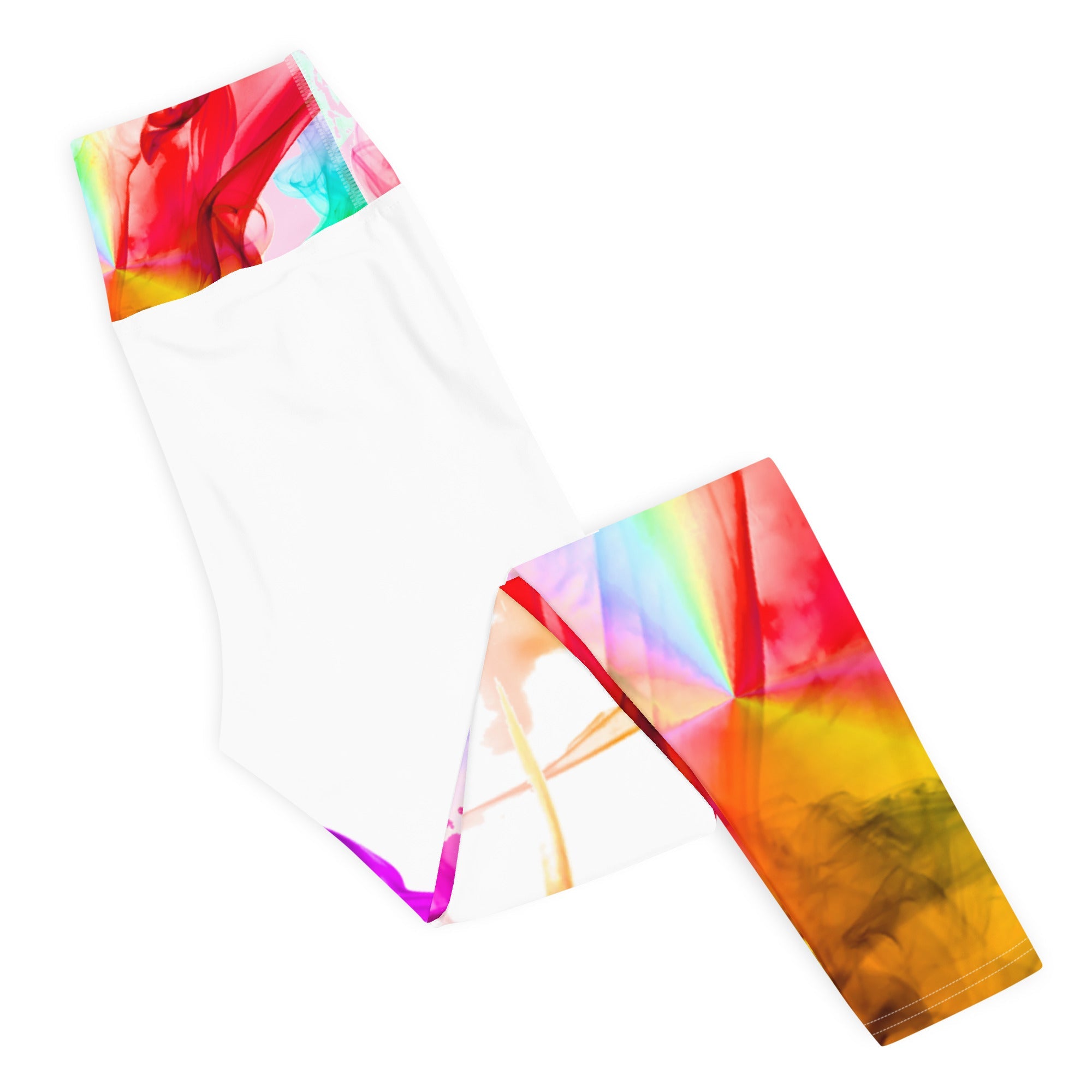 Yoga leggings Workout pants and Streetwear Gym leggings. Colorfall by WickedYo.