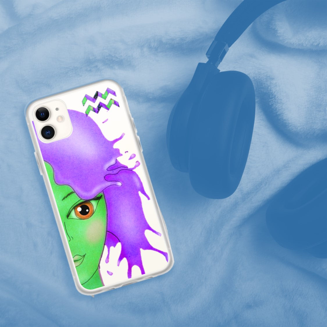 iPhone 12 Phone Case. Aquarius Birthday Gift. iPhone 11, 10, 8, 7 Cases. WickedYo.