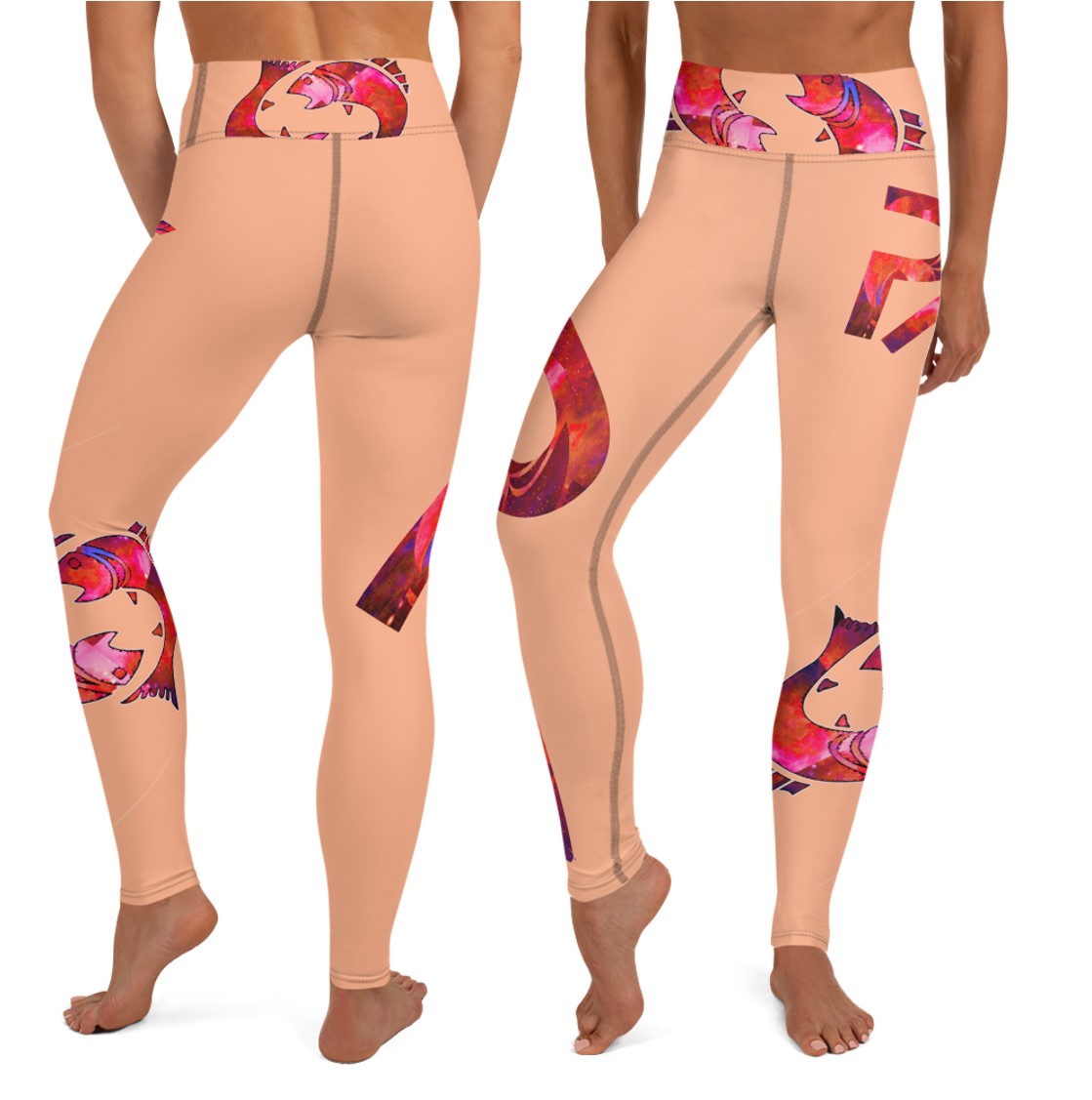 leggings-women-activewear-yoga-fitness-coral-orange-pink-running-pants-piscesd1-wickedyo1