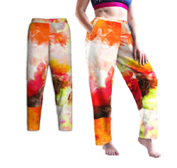 Tie and Dye Lounge Pants for Women. Comfy Work From Home Pants. WickedYo.