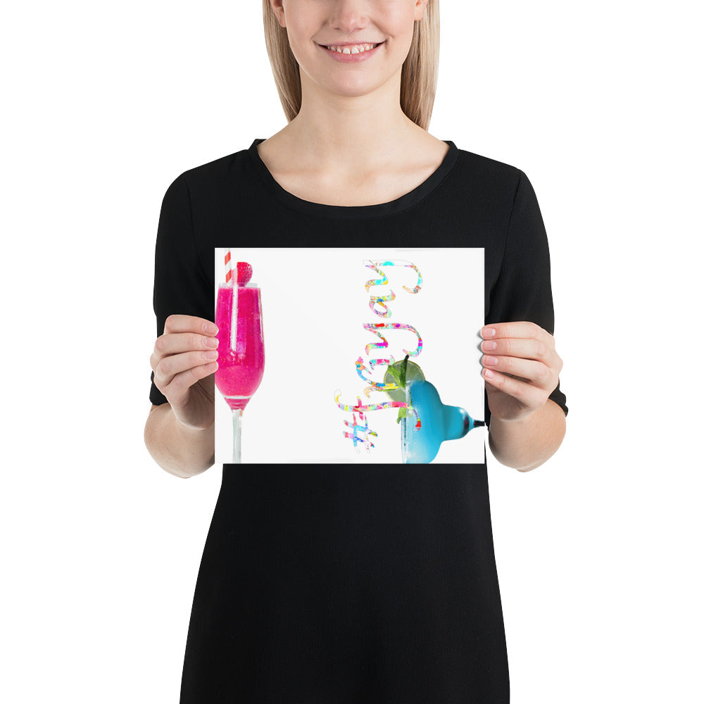 #friyay Poster Wall Decor. Mood & Cool Vibe Themed Hashtag Art for Home Decor. WickedYo