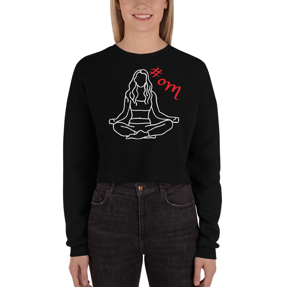 om-hashtag-art-cropped-sweatshirt-wickedyo-yogalover-womens-cropped-sweatshirt-black