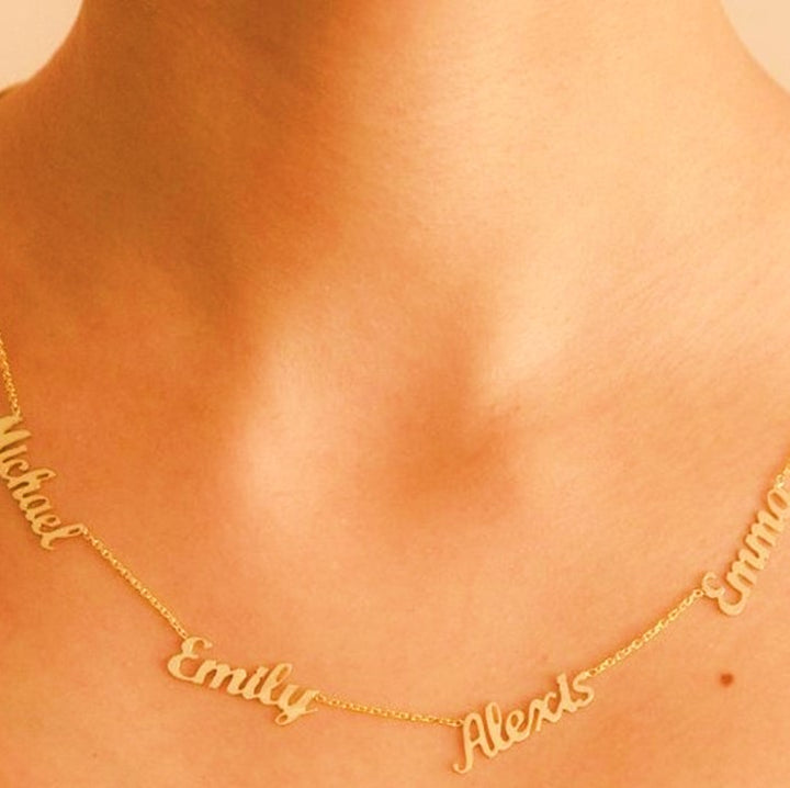 Personalized Name Choker Necklace. Mother's Day or Birthday Gift. WickedYo.