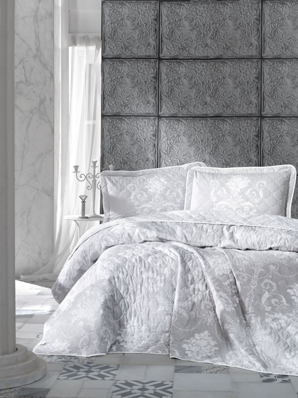 Comforter Set. Quilt Bedcover & Pillow Case. Bed-in-a-box. Cotton. Cagliari from WickedYo.