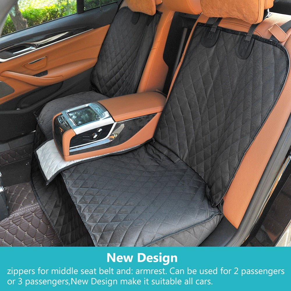 Car Seat Cover for Dog Owners. Backseat Protector for Pets. WickedYo.