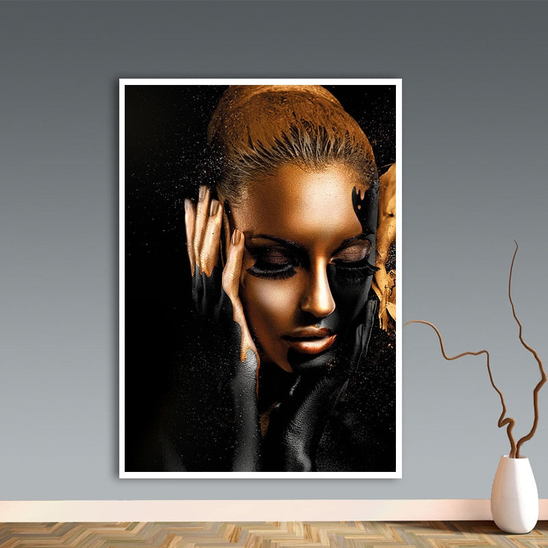 Woman on Canvas- Wall Decor for your Home. Poster, Photo Print Wall Art. WickedYo